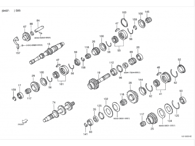 Gear box - Gear assembly